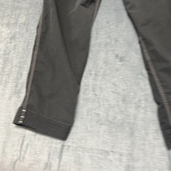 Origin Twill Pants Mens 34 Black Cotton Straight Leg Logo Contrast Stitching - Picture 13 of 14